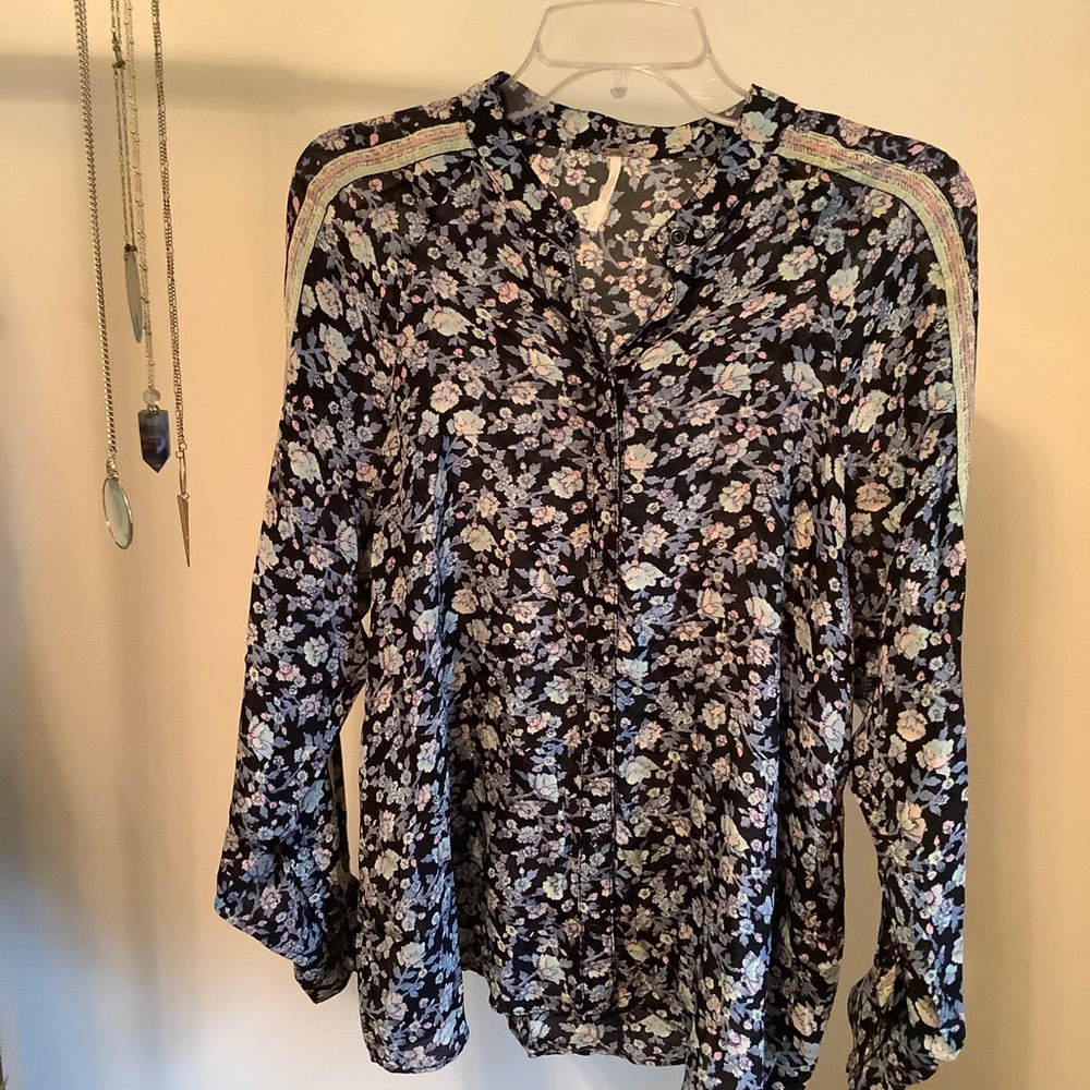 [FP] floral pattern button up S 🌸